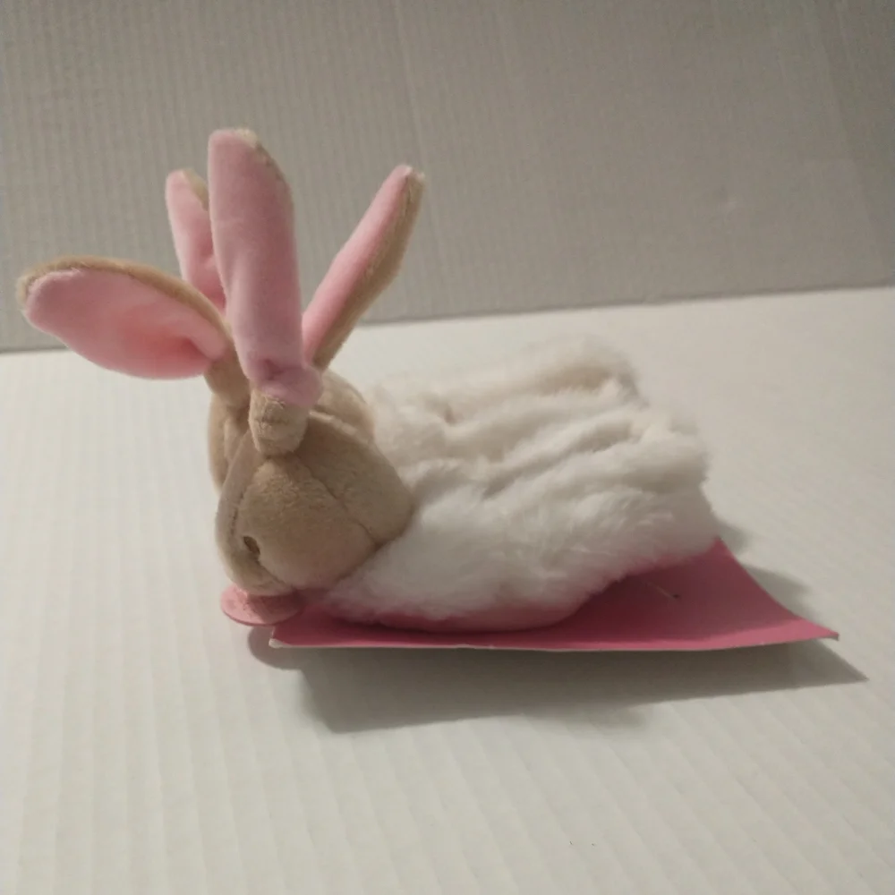 Doudou et Compagnie Paris Bunny Slippers Pink 0-6 Months Baby Girl